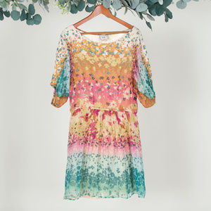 ECI NEW YORK FLORAL CHIFFON DRESS SPRING